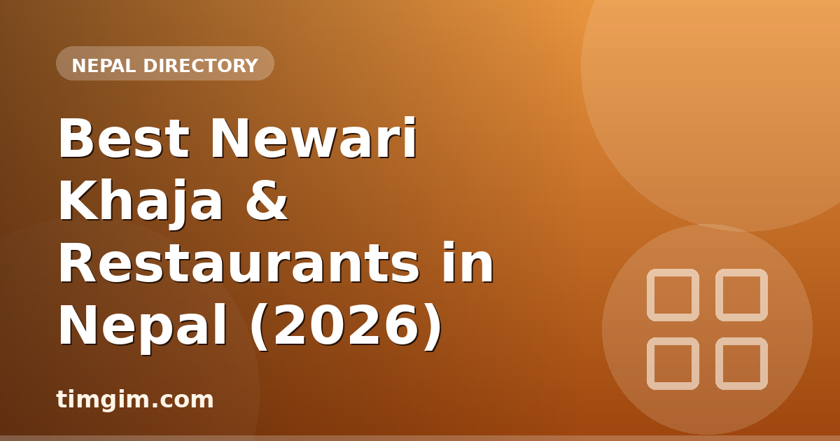 Best Newari Khaja & Restaurants in Nepal (2026)